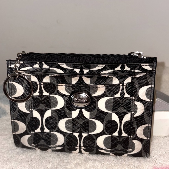Coach Peyton Dream C Signature Medium Skinny Key Ring Wallet - Picture 1 of 6